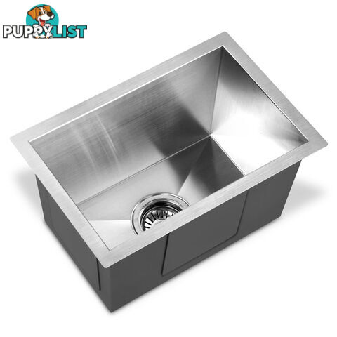 Stainless Steel Kitchen Laundry Sink with Strainer Waste 450 x 300mm