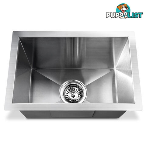 Stainless Steel Kitchen Laundry Sink with Strainer Waste 450 x 300mm