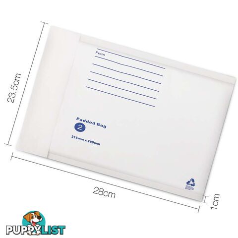 Bubble Padded Mail Envelopes 200pcs 215mm x 280mm