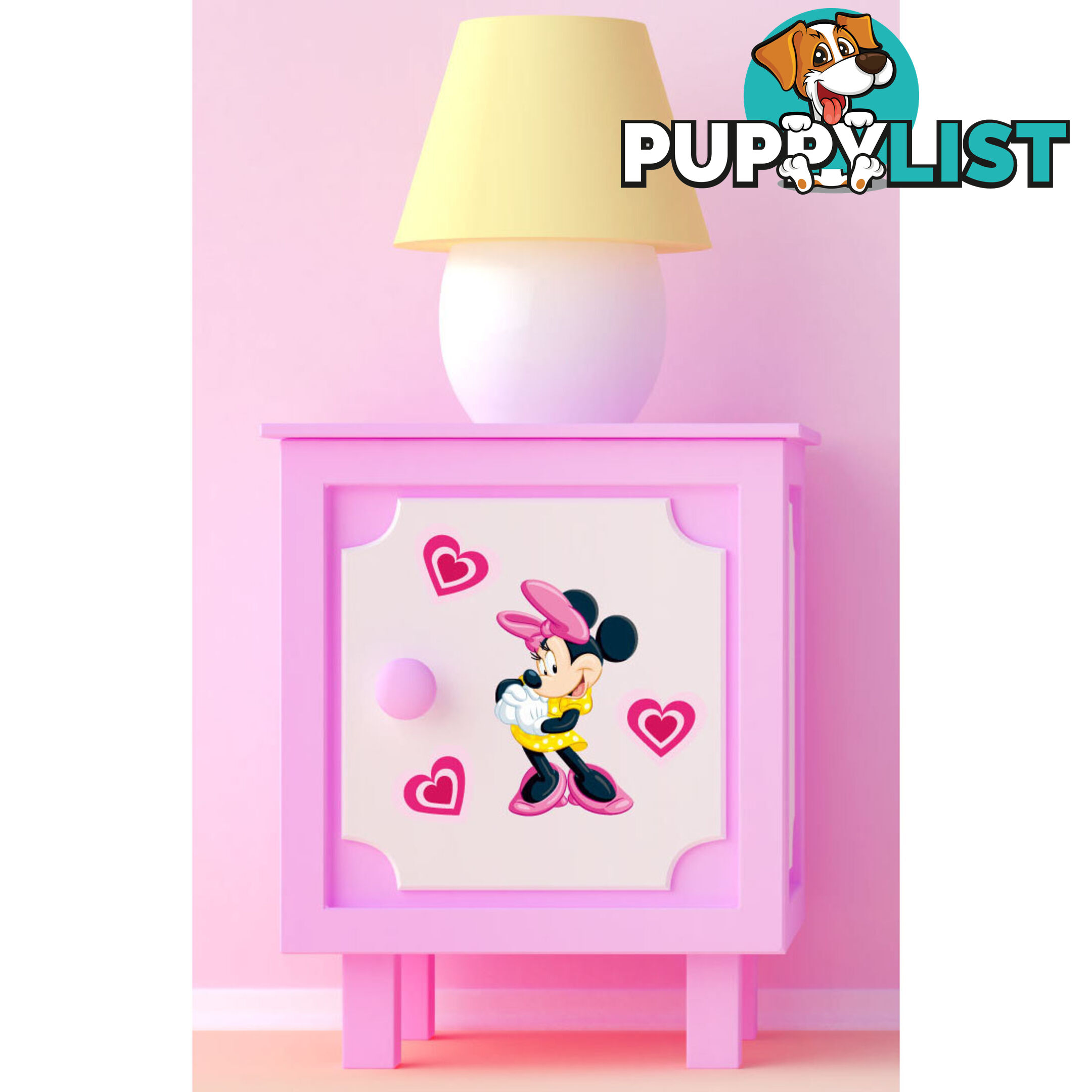 Minnie Mouse Wall Stickers - Totally Movable over and over