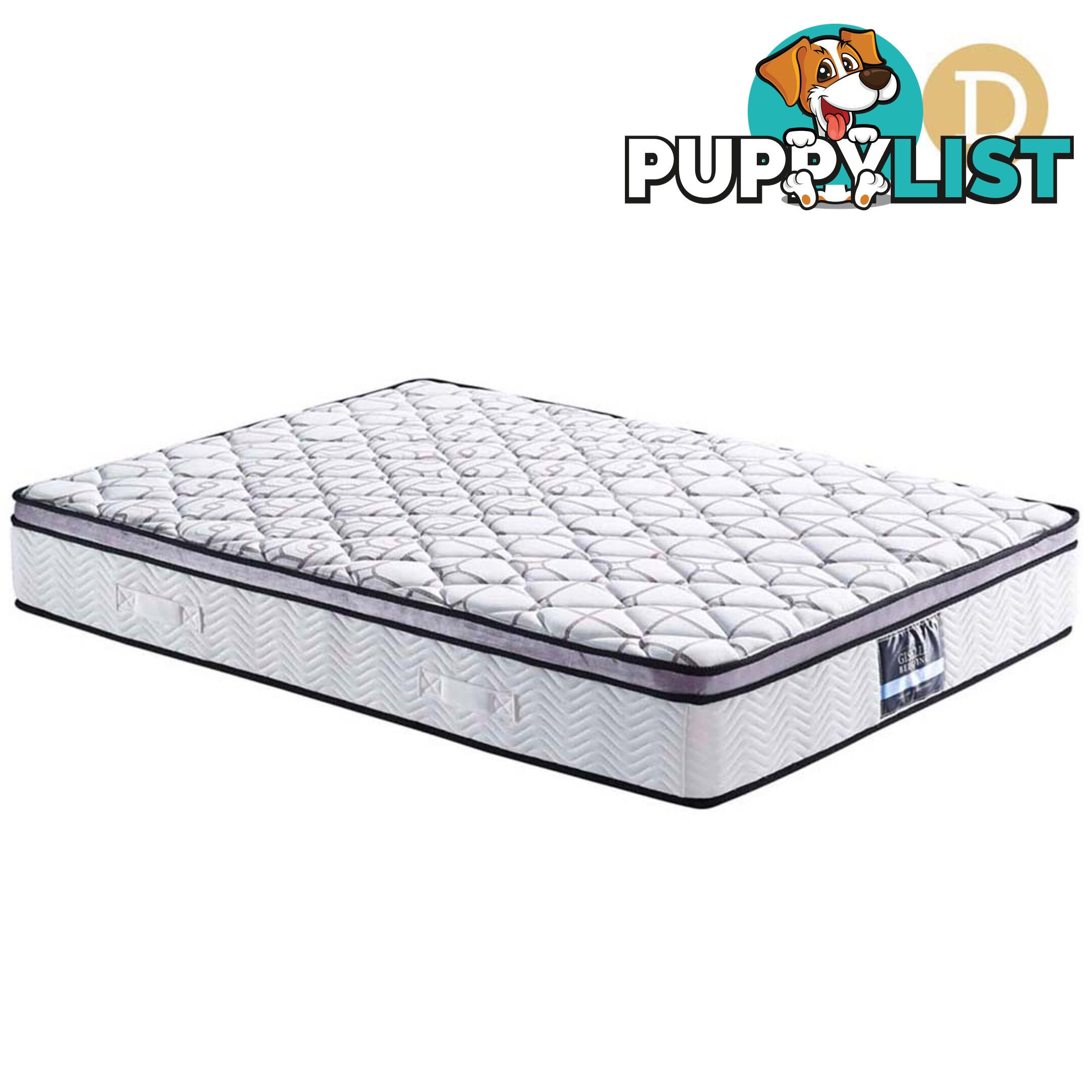 Cool Gel Memory Foam Euro Top Pocket Spring Mattress Double