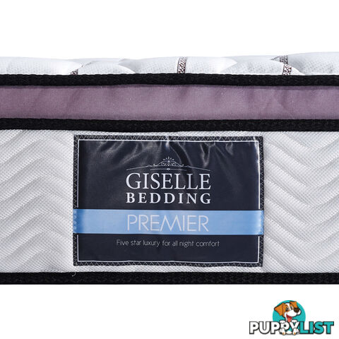 Cool Gel Memory Foam Euro Top Pocket Spring Mattress Double