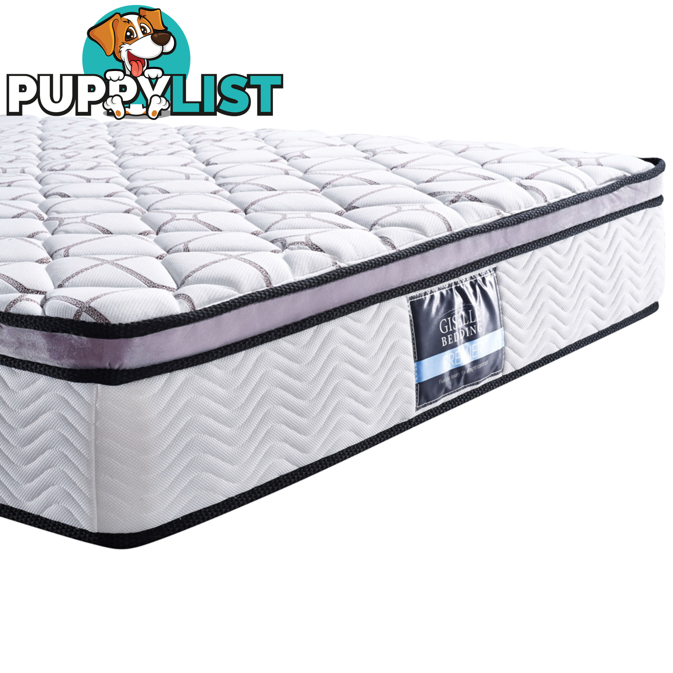 Cool Gel Memory Foam Euro Top Pocket Spring Mattress Double