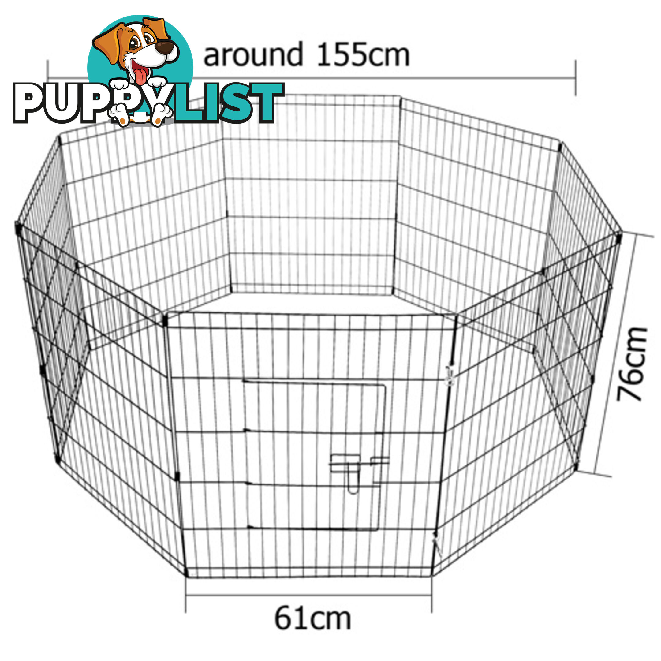 8 Panels Pet Dog Exercise Playpen