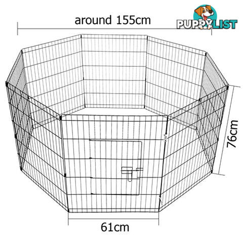 8 Panels Pet Dog Exercise Playpen