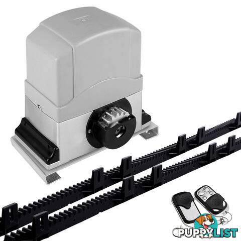 Motor Powered Auto Sliding Gate Opener w/ 6m Rail