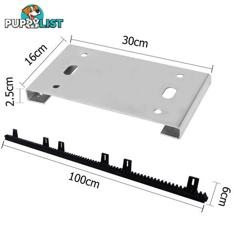 Motor Powered Auto Sliding Gate Opener w/ 6m Rail