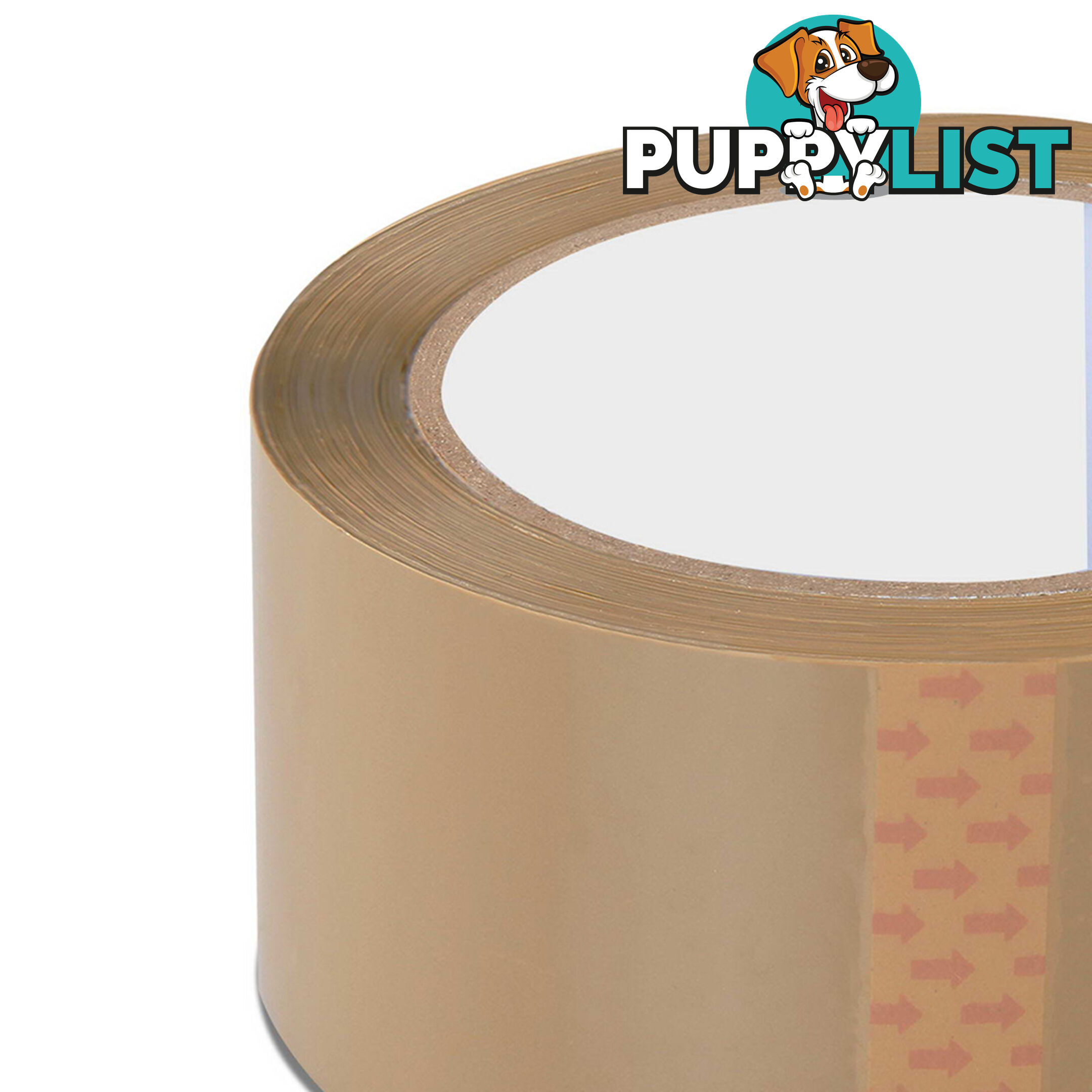 36 Rolls Packing Tape - 48mm x 75m - Brown