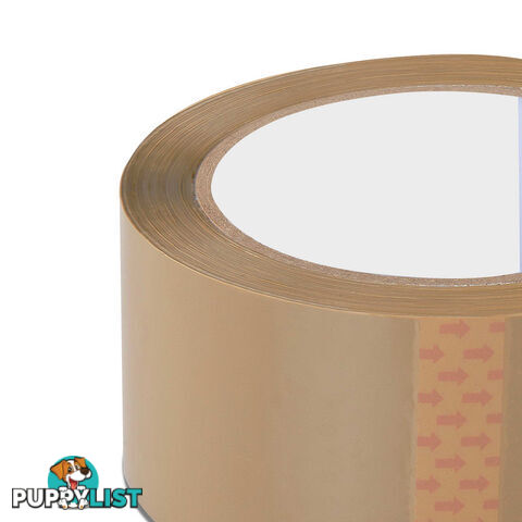 36 Rolls Packing Tape - 48mm x 75m - Brown