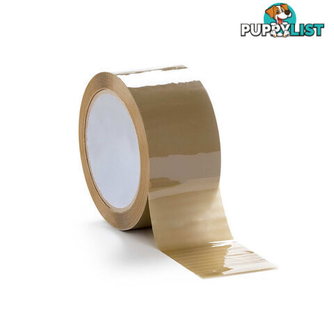 36 Rolls Packing Tape - 48mm x 75m - Brown