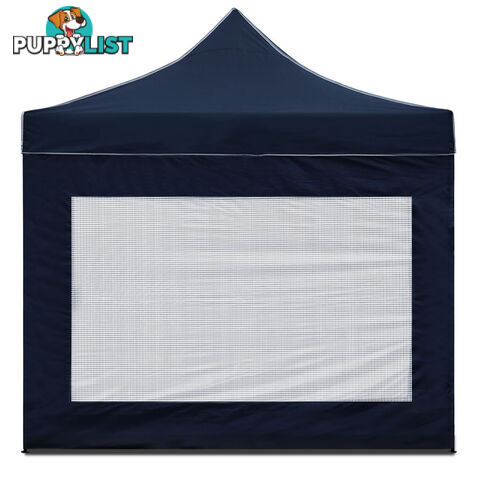 3x4.5 Pop Up Gazebo Hut with Sandbags Navy