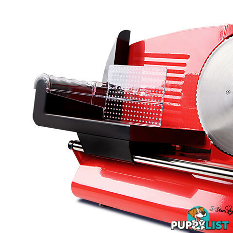 150W  Meat Slicer with Stainless Steel Blade - Red