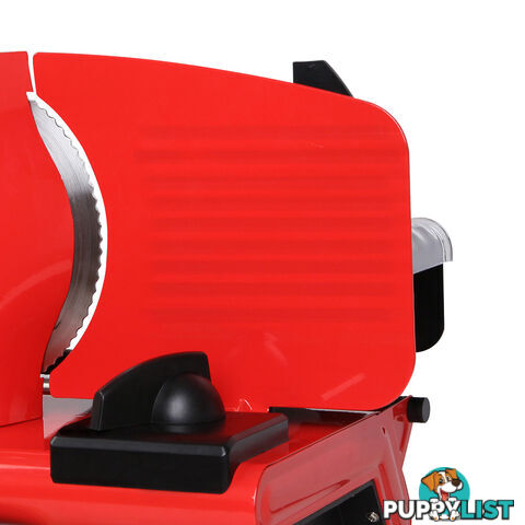 150W  Meat Slicer with Stainless Steel Blade - Red