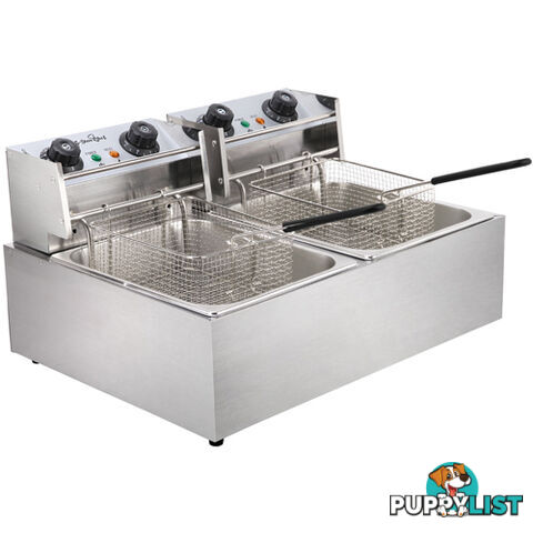 5 Star Chef Deep Fryer w/ Twin Basket