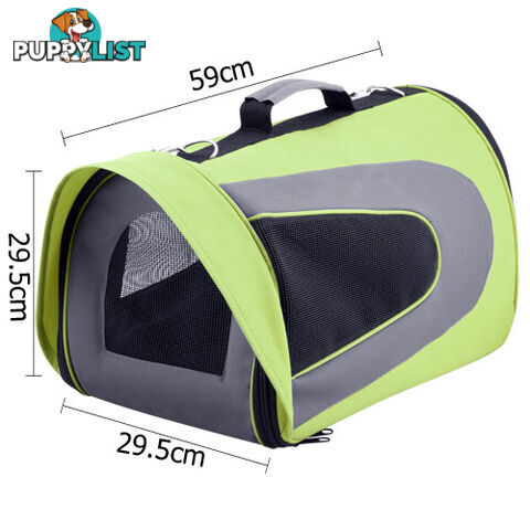 Pet Dog Cat Carrier Travel Bag XLarge Lime Green