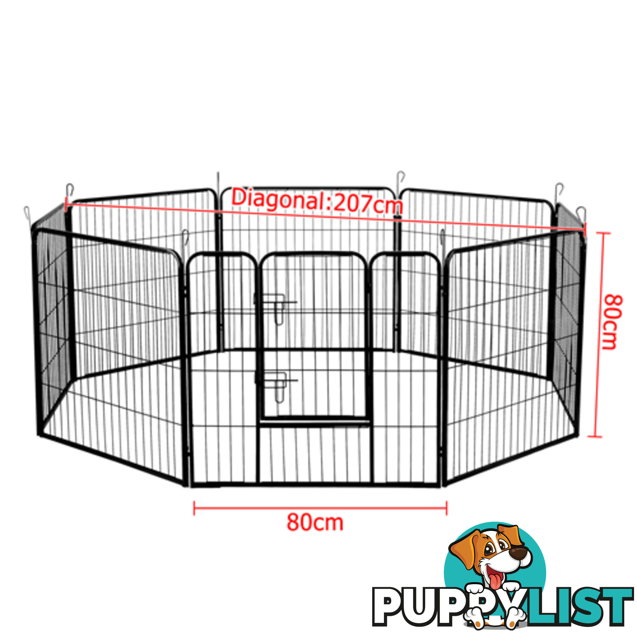 8 Panels Pet Dog Exercise Playpen