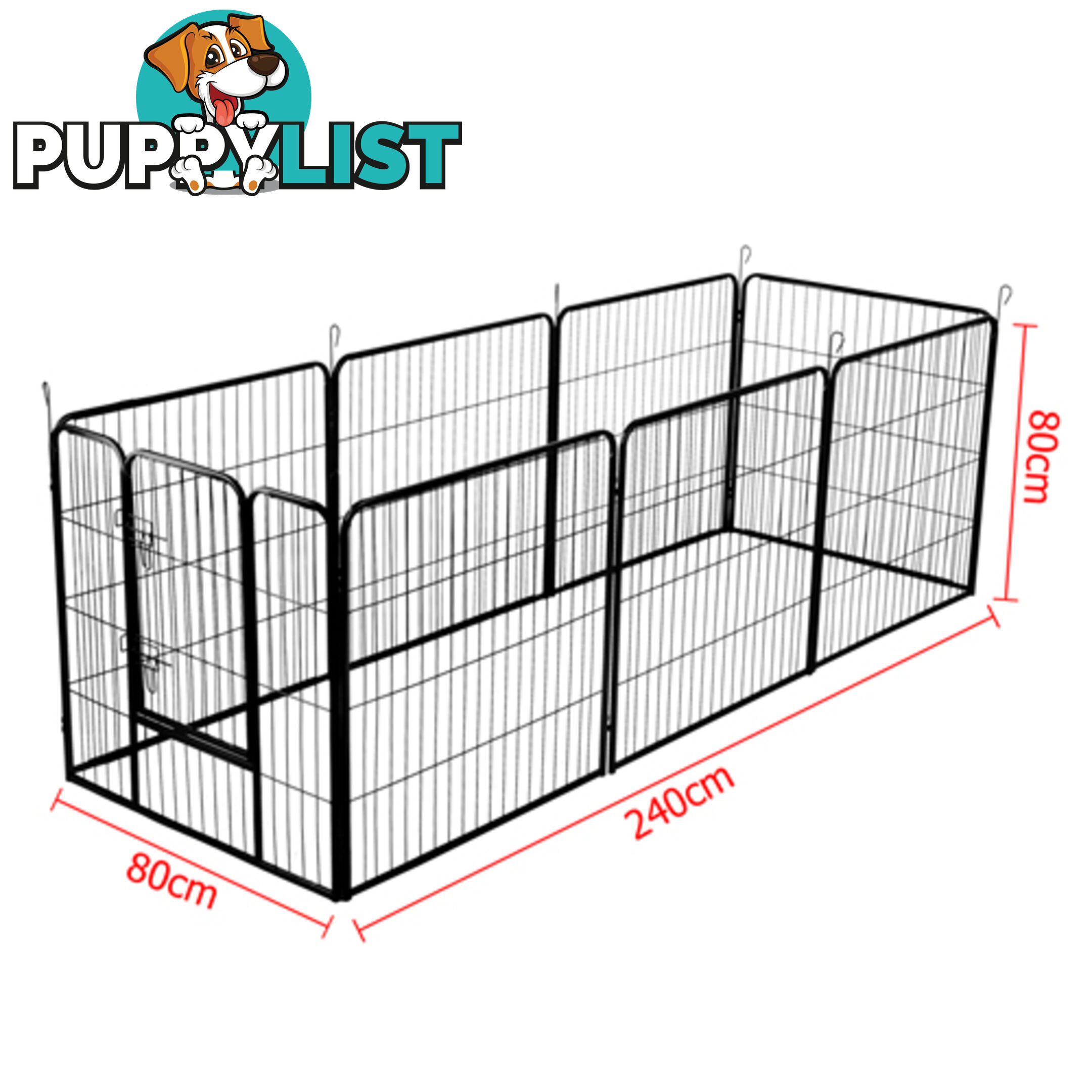 8 Panels Pet Dog Exercise Playpen