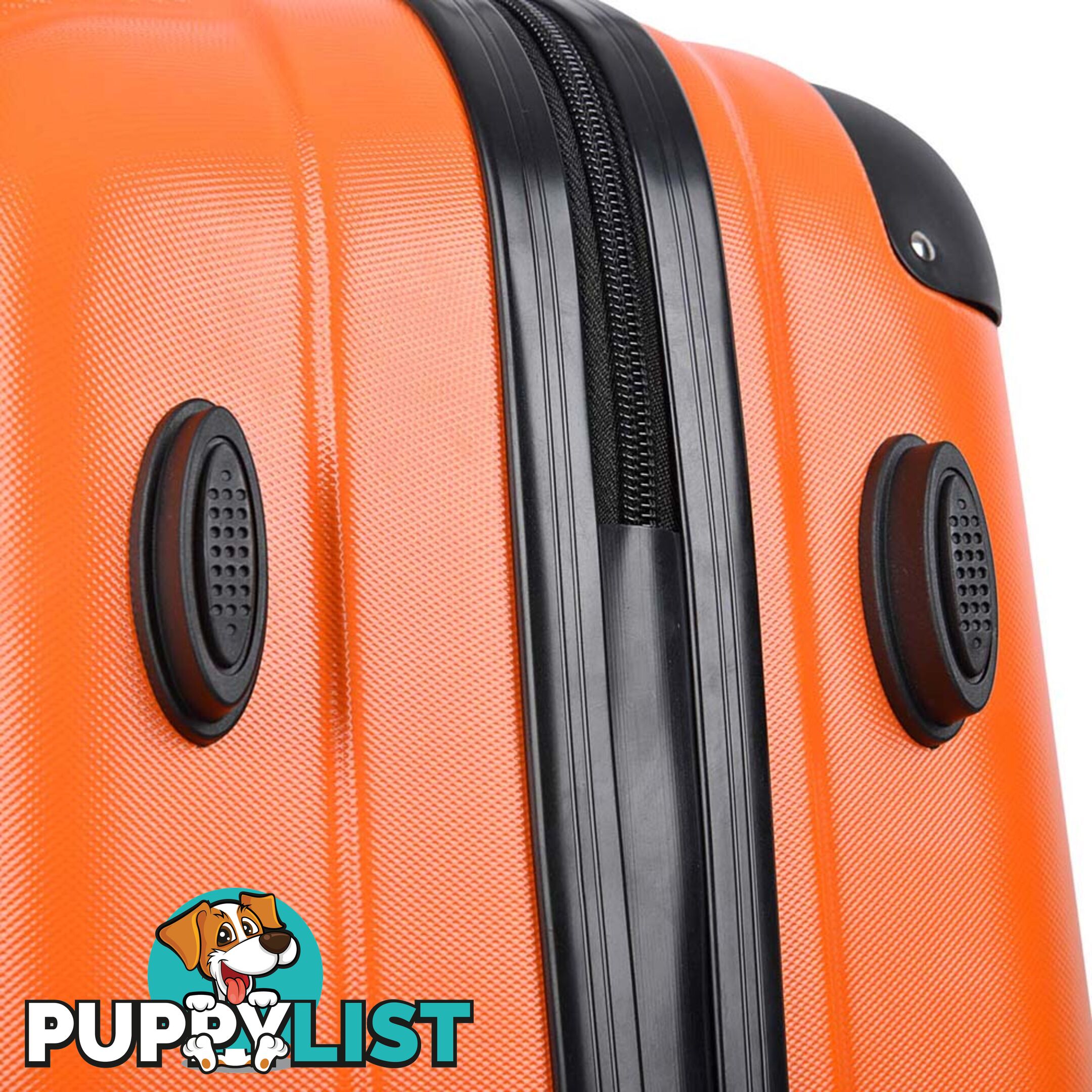 Set of 3 Hard Shell Travel Luggage with TSA Lock - Orange