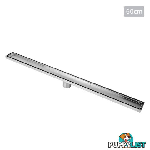 Tile Insert Stainless Steel Shower Grate Drain Floor Bathroom 600mm