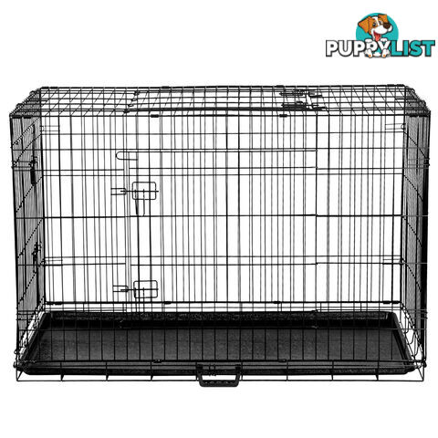 Metal Collapsible Dog Cage 42IN