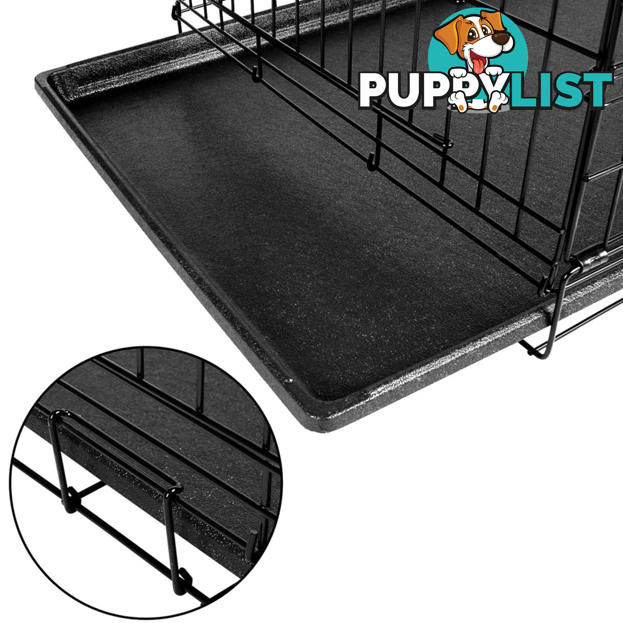 Metal Collapsible Dog Cage 42IN