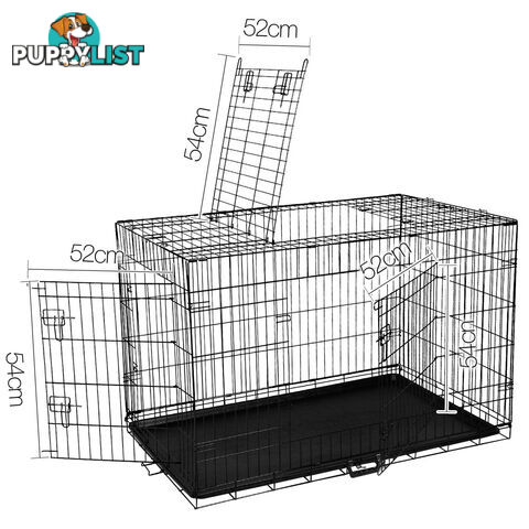 Metal Collapsible Dog Cage 42IN