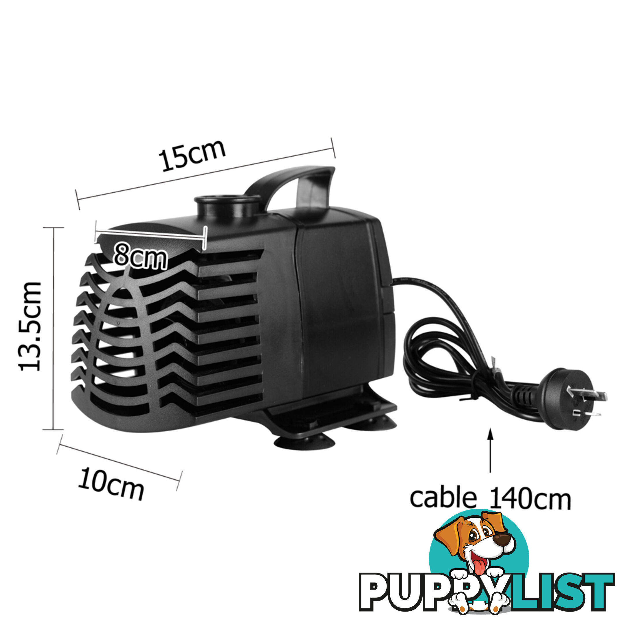 3000LPH Aquarium Fountain Pond Submersible Water Pump