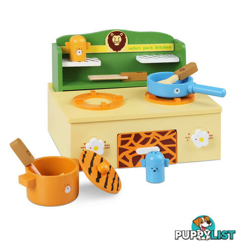 Wooden Safari Theme Portable Mini Stove Top