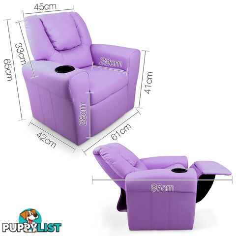 Kids Recliner - Purple