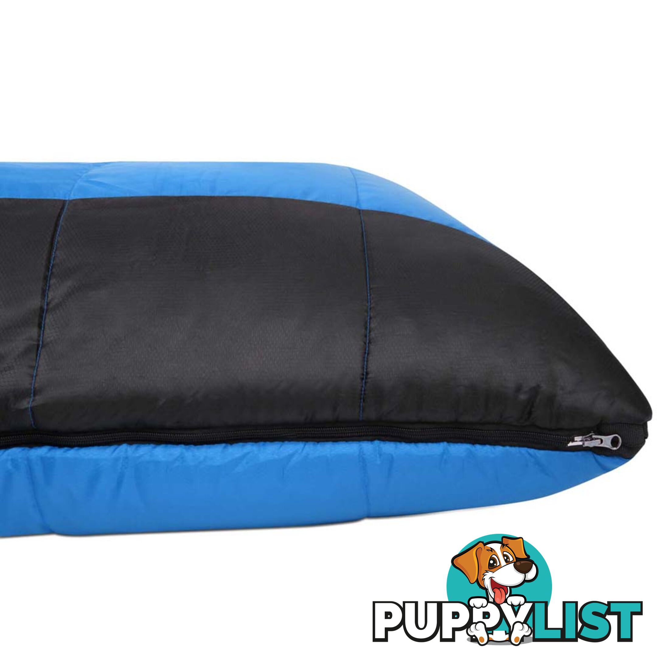 Camping Envelope Sleeping Double Bag Blue Black