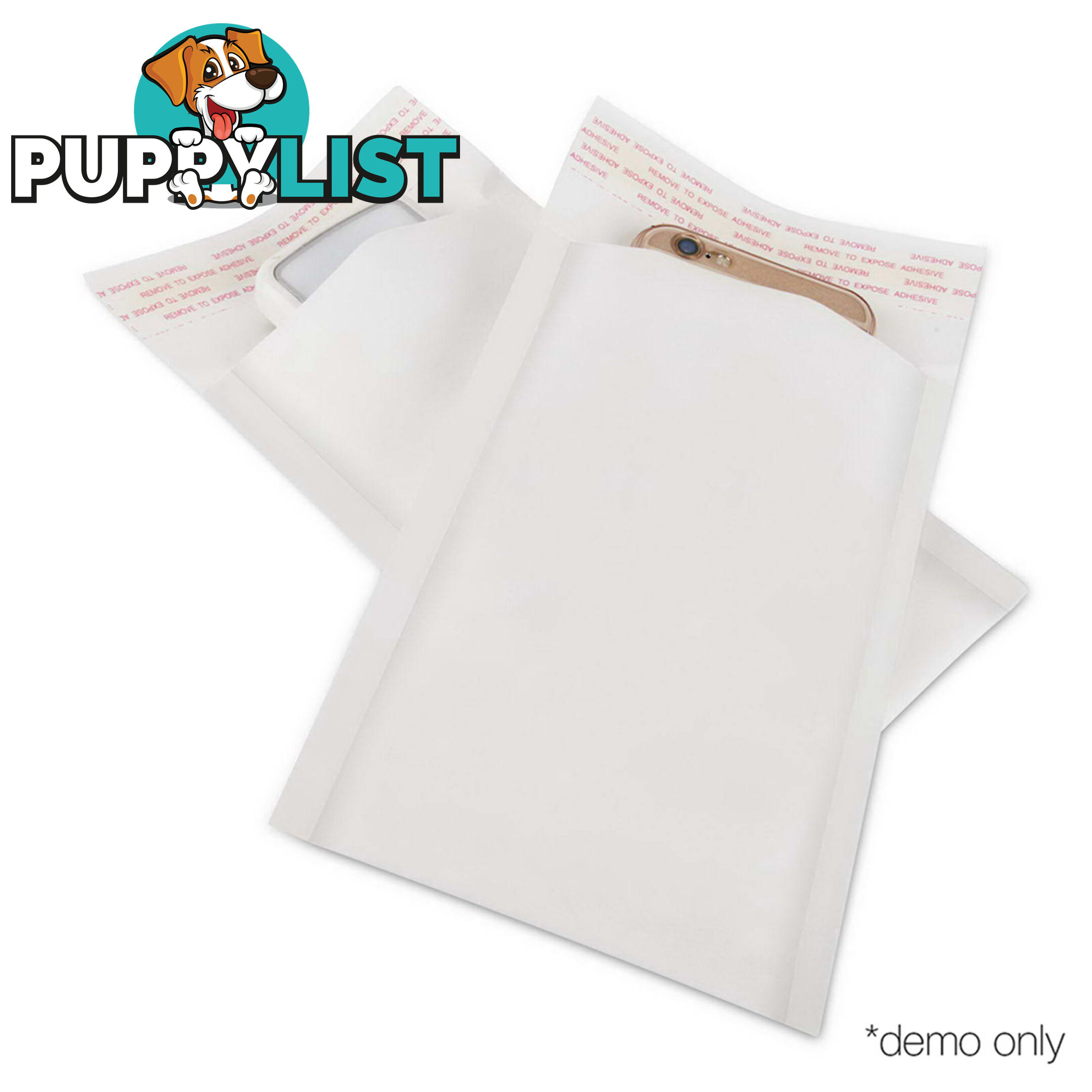 Set of 100 Bubble Padded Mailer Bag - 100mm x 180mm