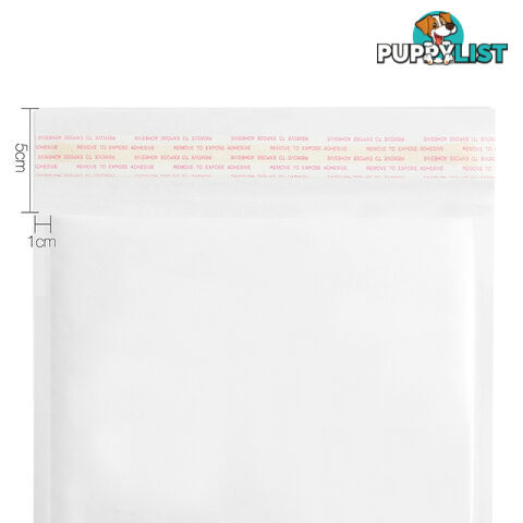 Set of 100 Bubble Padded Mailer Bag - 100mm x 180mm