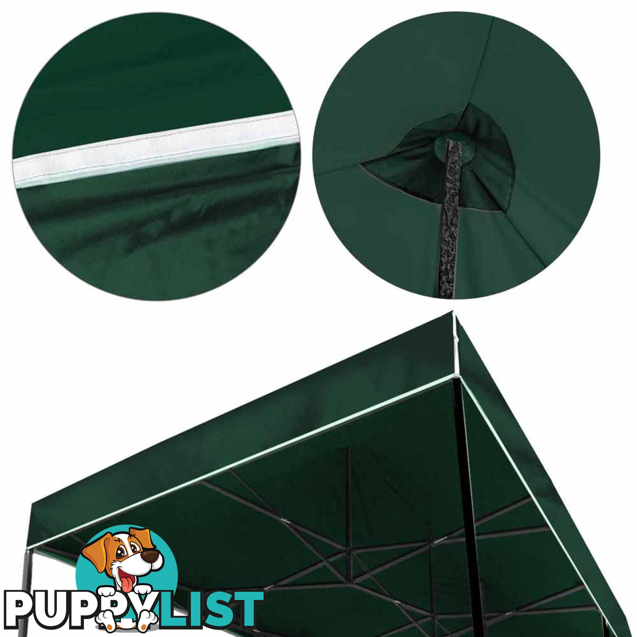 INSTAHUT 3X6 Pop Up Gazebo _ÑÐ Green