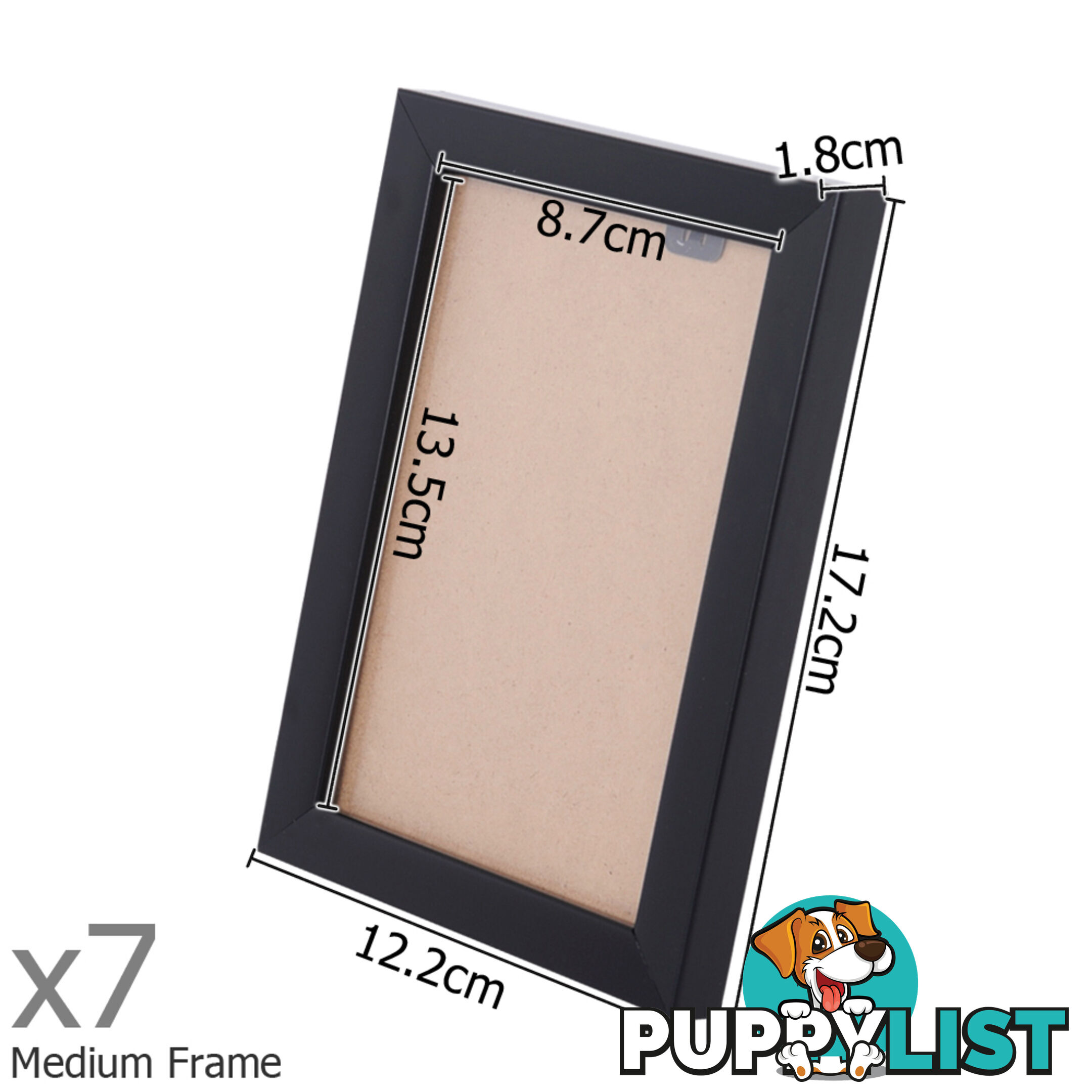 26 pcs Photo Frames Set Wall Black