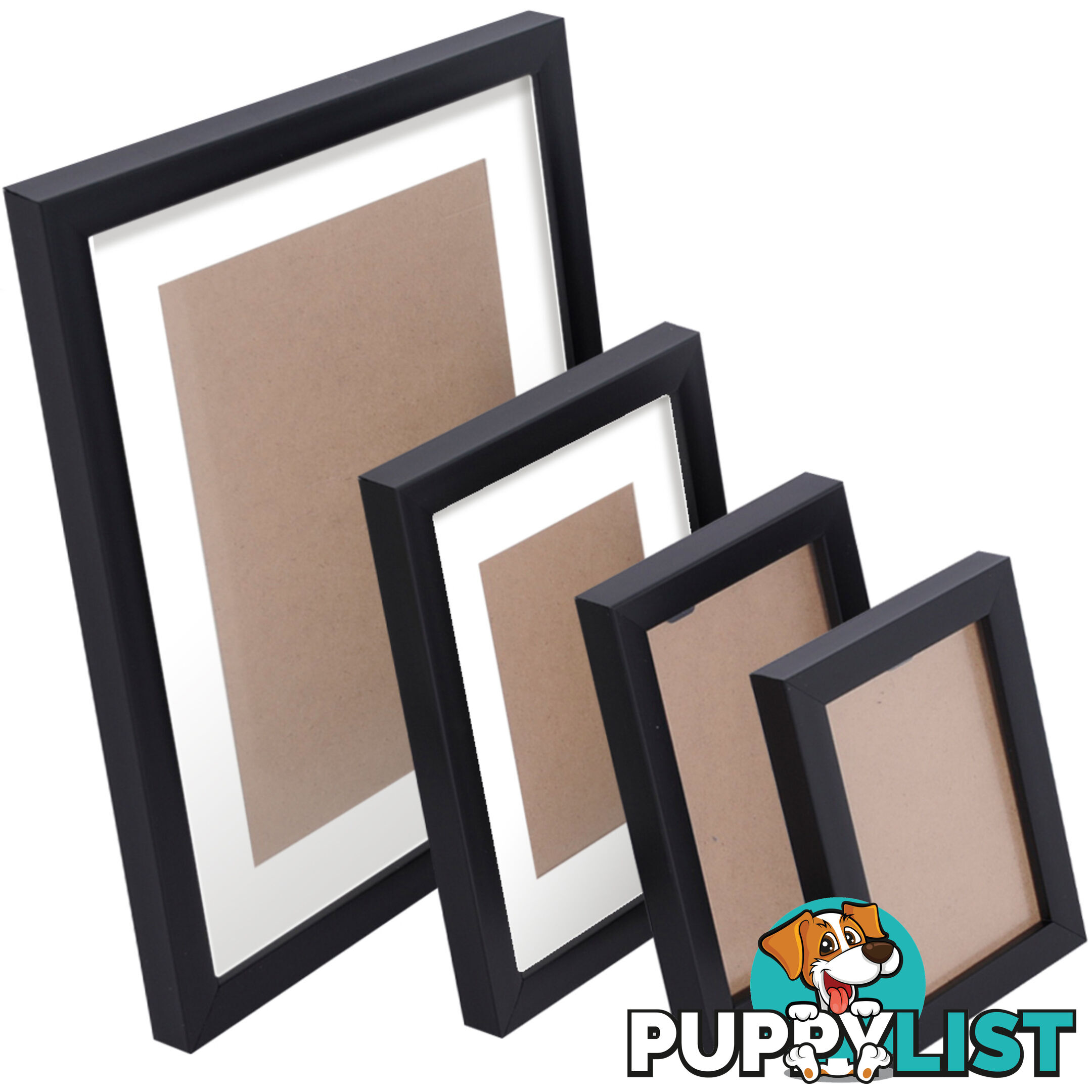 26 pcs Photo Frames Set Wall Black