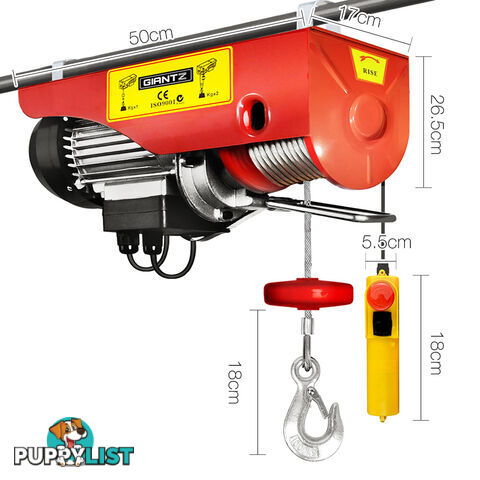 Electric Hoist 18M 1000KG