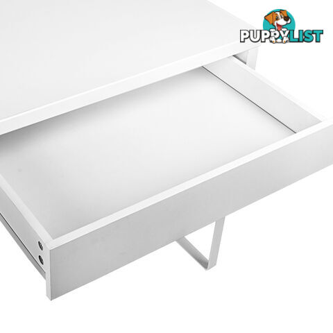 Office Study Computer Desk Cabinet White