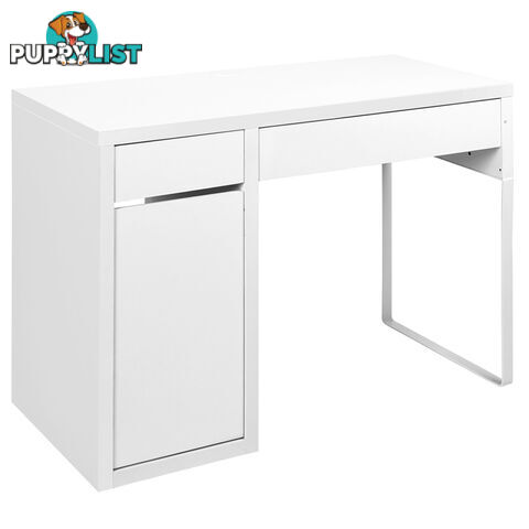 Office Study Computer Desk Cabinet White