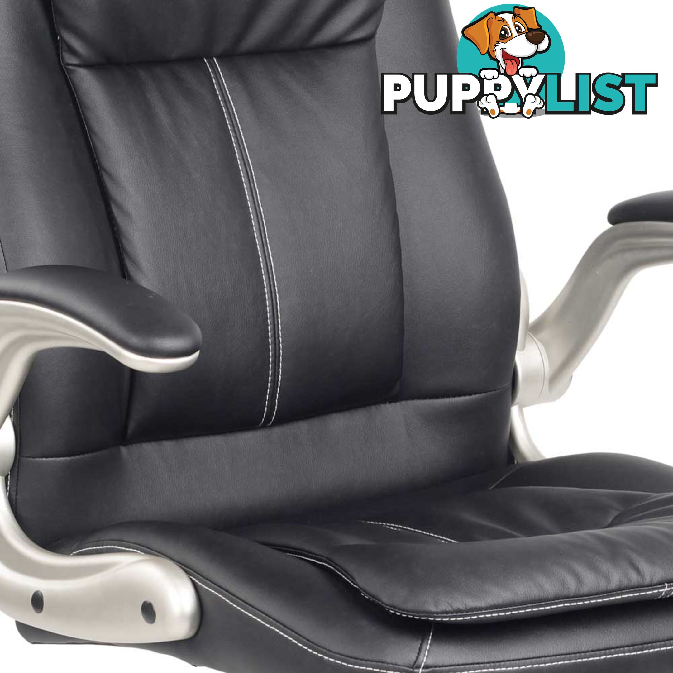 Executive PU Leather Office Computer Chair Black