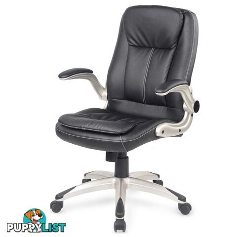 Executive PU Leather Office Computer Chair Black