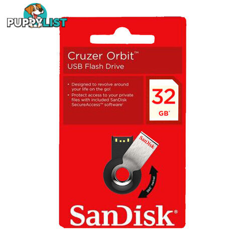 SanDisk Cruzer Orbit CZ58 32GB USB Flash Drive