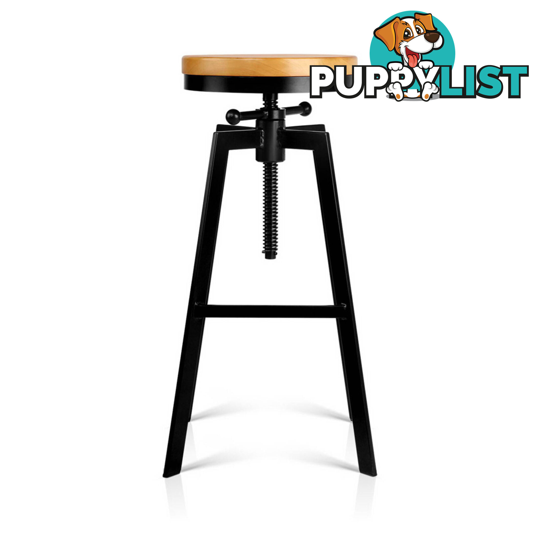 Adjustable Height Industrial Stool