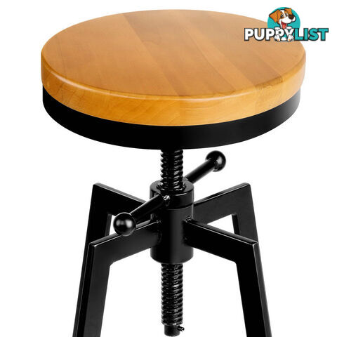 Adjustable Height Industrial Stool