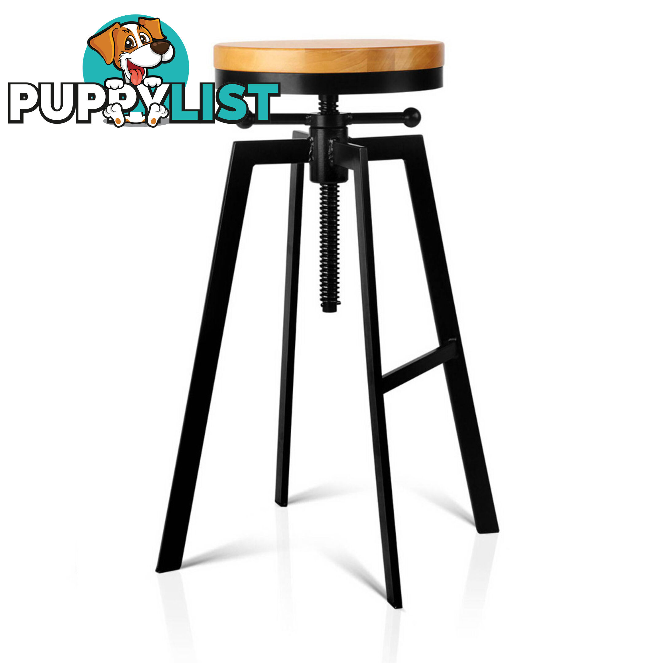 Adjustable Height Industrial Stool