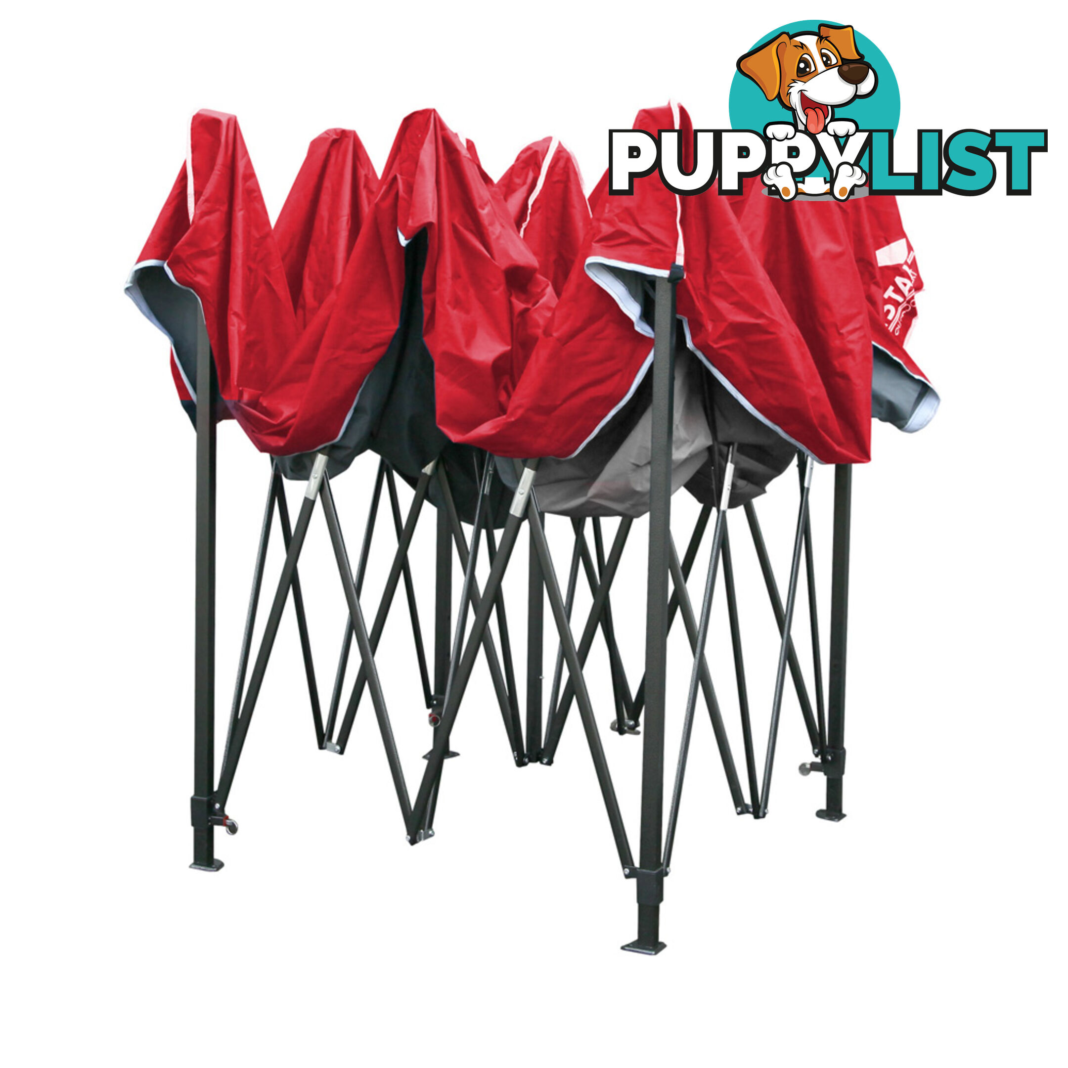 3m x 3m Pop-up Garden Outdoor Gazebo Red