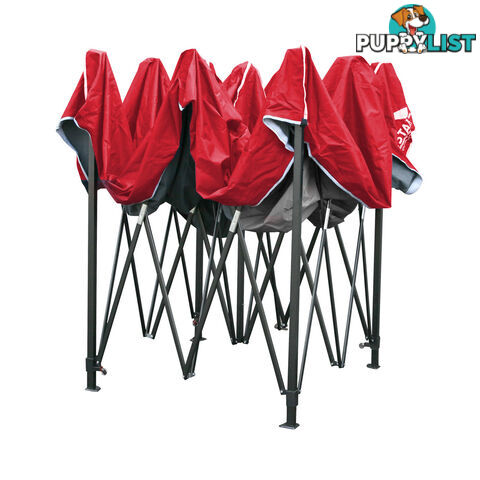 3m x 3m Pop-up Garden Outdoor Gazebo Red