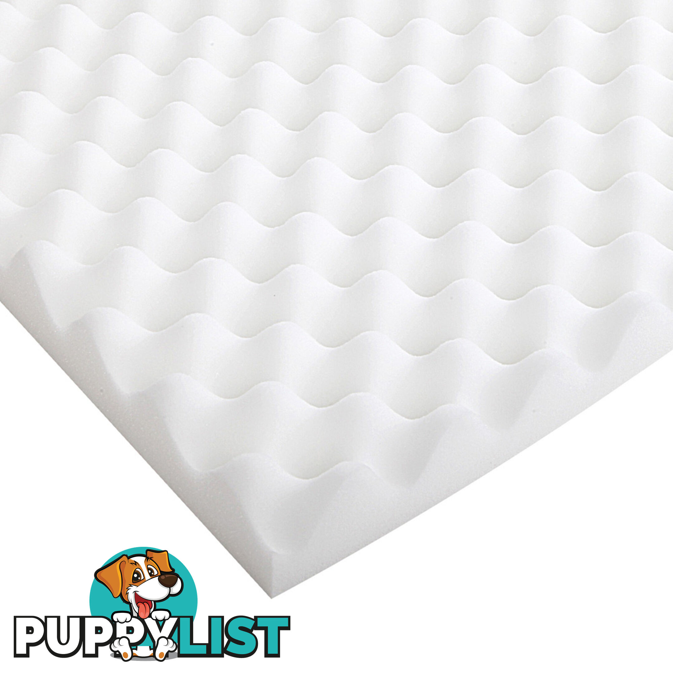 Deluxe Egg Crate Mattress Topper 5 cm Underlay Protector Queen