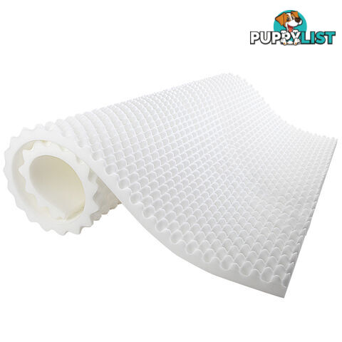 Deluxe Egg Crate Mattress Topper 5 cm Underlay Protector Queen