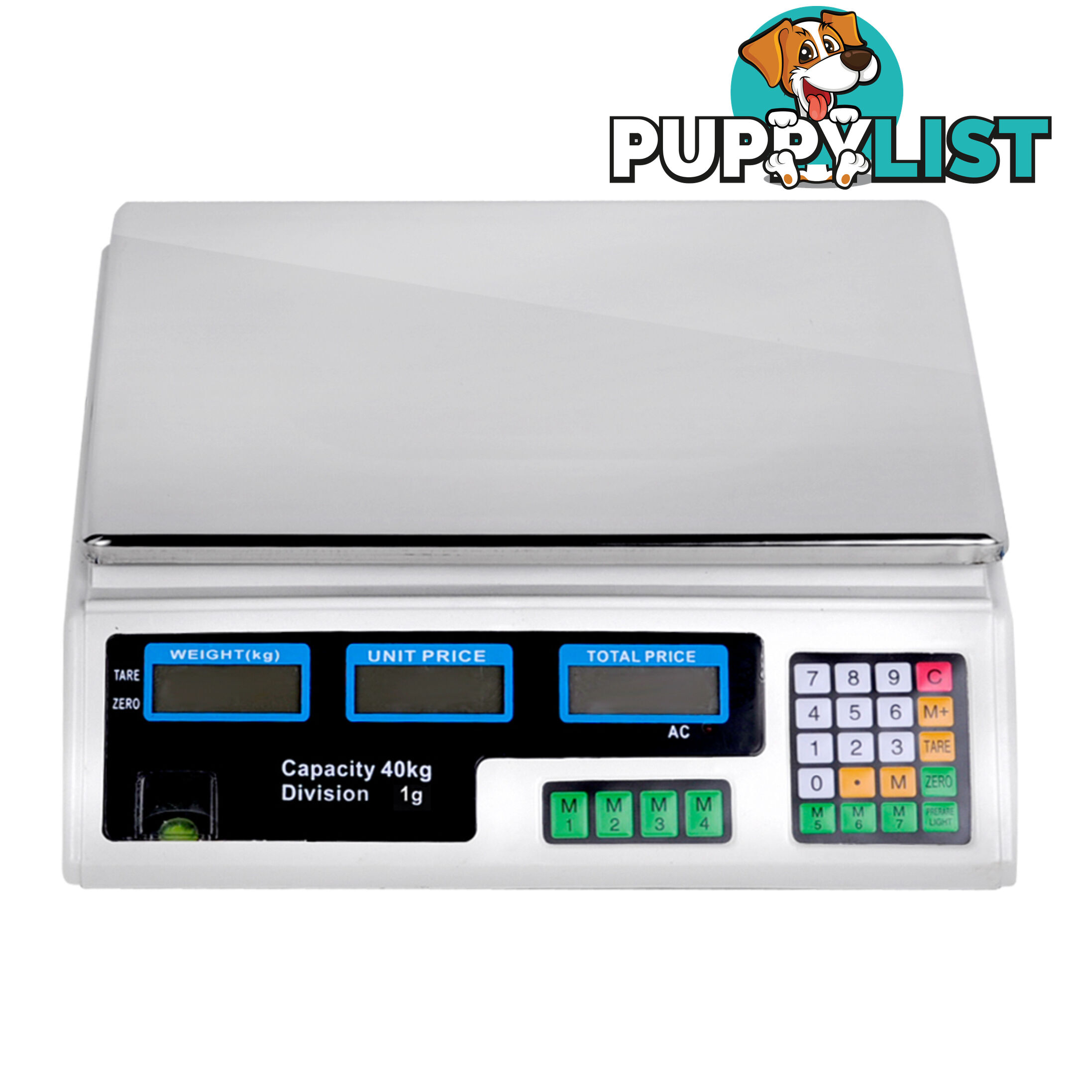 Kitchen Electronic Digital Scales 40kg  White