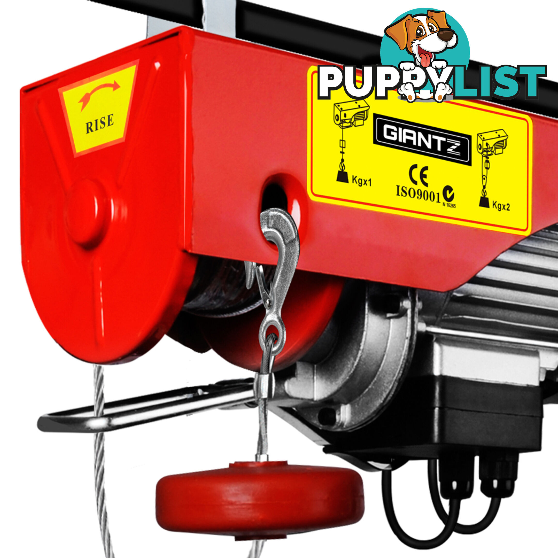 400/800kg 1300W Electric Hoist Winch